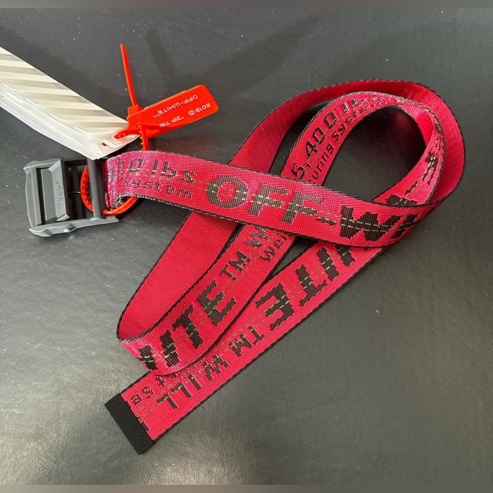 Off White Industrial Belt
